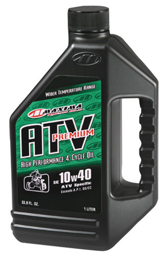 Maxima ATV Premium 4T 10W40 Engine Oil - 1 Quart (Part Number 33901)
