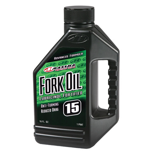 MAXIMA Fork Oil 15W, 16 oz - High-Performance Motorcycle Fork Fluid