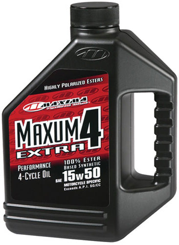 Maxima Extra 15W50 100% Synthetic Maxum4 Series Motor Oil - 128 oz