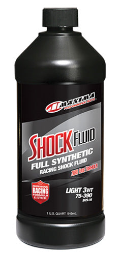 Maxima Synthetic Racing Shock Fluid Light 75/390 3WT (32 oz) - High-Performance Suspension Fluid