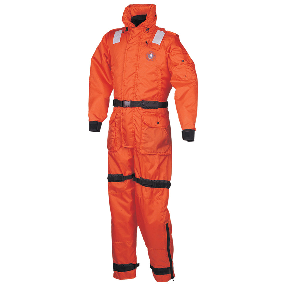 Mustang Survival MS2175-2-L-206 Deluxe Anti-Exposure Coverall and Work Suit in Orange, Large