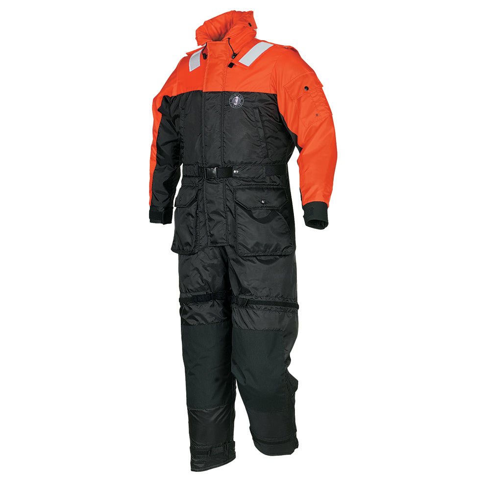 Mustang Survival MS2175-33-L-206 Deluxe Anti-Exposure Coverall and Work Suit - Orange/Black, Large