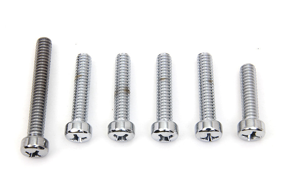 Colony Chrome Cam Cover Screw Kit for Harley Davidson FL Models