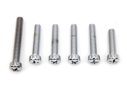 Colony Chrome Cam Cover Screw Kit for Harley Davidson FL Models