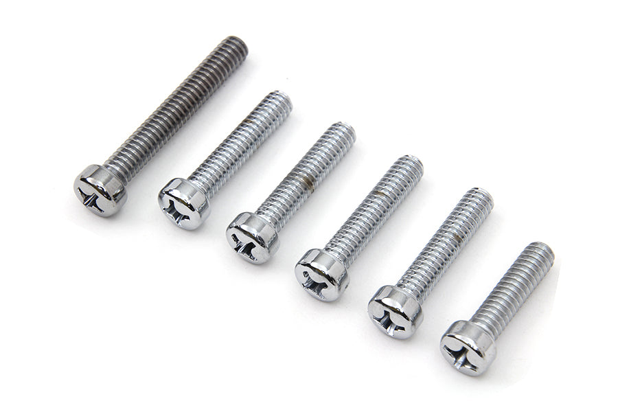 Colony Chrome Cam Cover Screw Kit for Harley Davidson FL Models