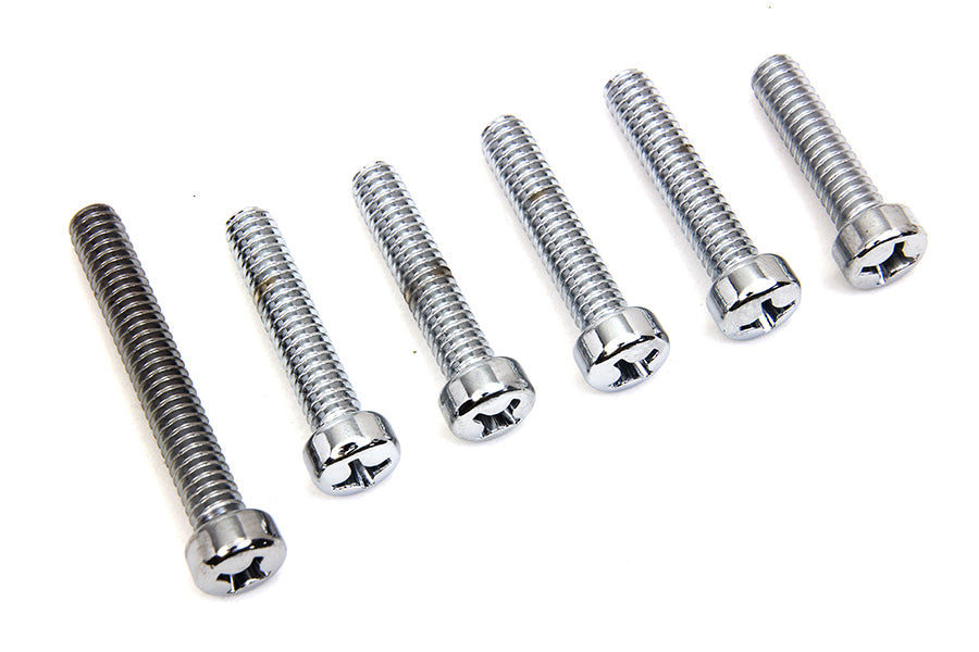 Colony Chrome Cam Cover Screw Kit for Harley Davidson FL Models