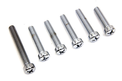 Colony Chrome Cam Cover Screw Kit for Harley Davidson FL Models