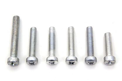 Colony Cam Cover Screw Kit with Cadmium Finish for Harley Davidson FL Models