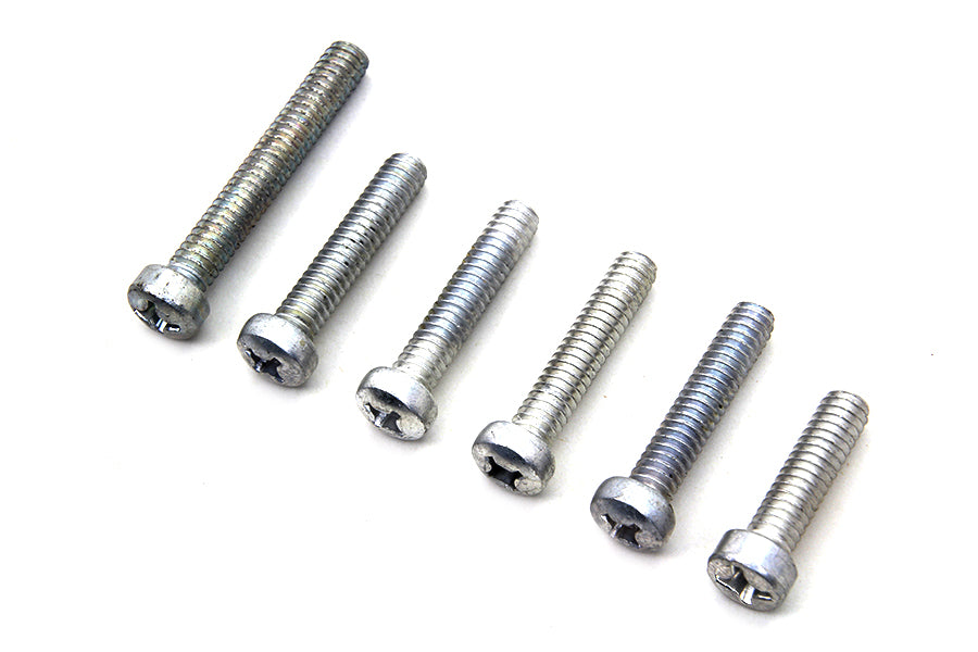 Colony Cam Cover Screw Kit with Cadmium Finish for Harley Davidson FL Models