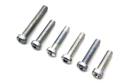 Colony Cam Cover Screw Kit with Cadmium Finish for Harley Davidson FL Models