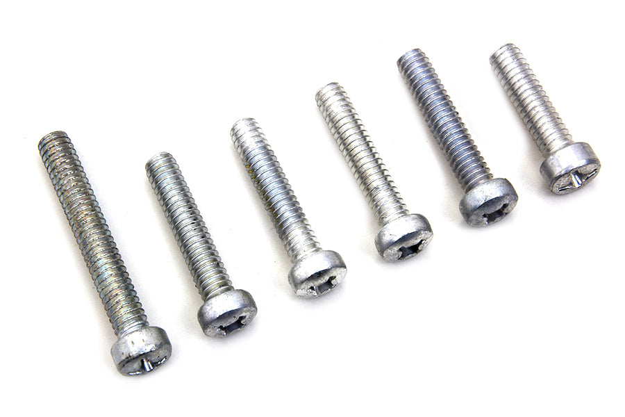 Colony Cam Cover Screw Kit with Cadmium Finish for Harley Davidson FL Models