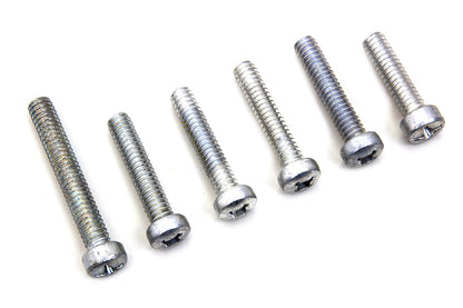 Colony Cam Cover Screw Kit with Cadmium Finish for Harley Davidson FL Models