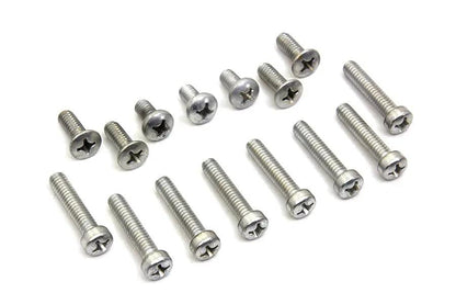 Colony Primary Cover Screw Kit with Cadmium Finish for Harley Davidson FL (1970-1979) by Colony
