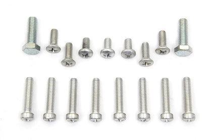 Colony Primary Cover Screw Kit with Cadmium Finish for Harley Davidson FL (1970-1979) by Colony