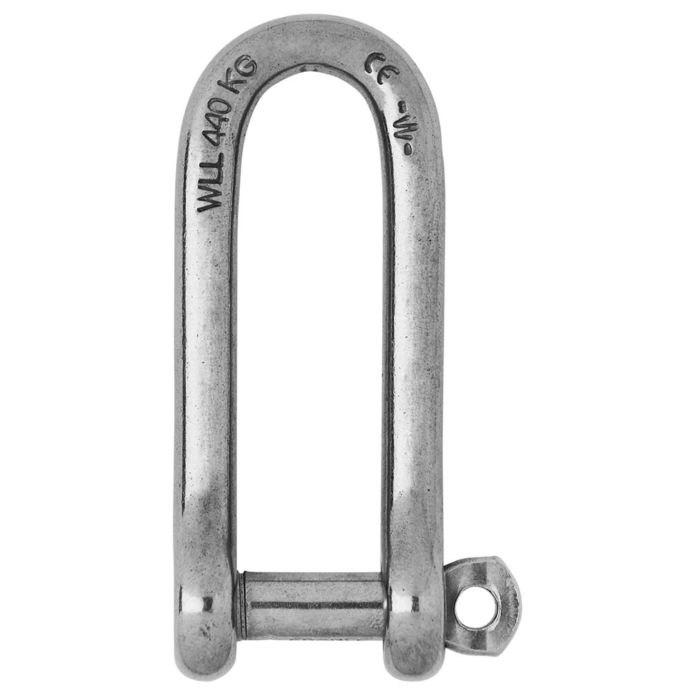 Wichard Marine Captive Pin Long D Shackle 5mm (3/16 inch) Diameter