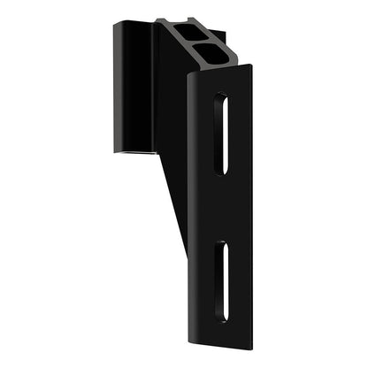 Minn Kota Raptor Jack Plate Adapter Bracket - Starboard Side, 8-Inch Setback, 6-Inch Rise, Black