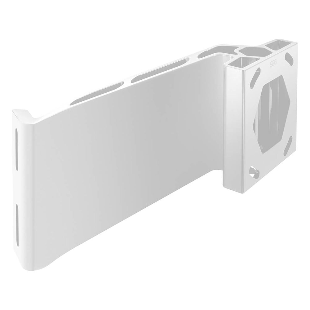 Minn Kota Raptor Jack Plate Adapter Bracket for Starboard Side - 8 Inch Setback, 6 Inch Rise - White