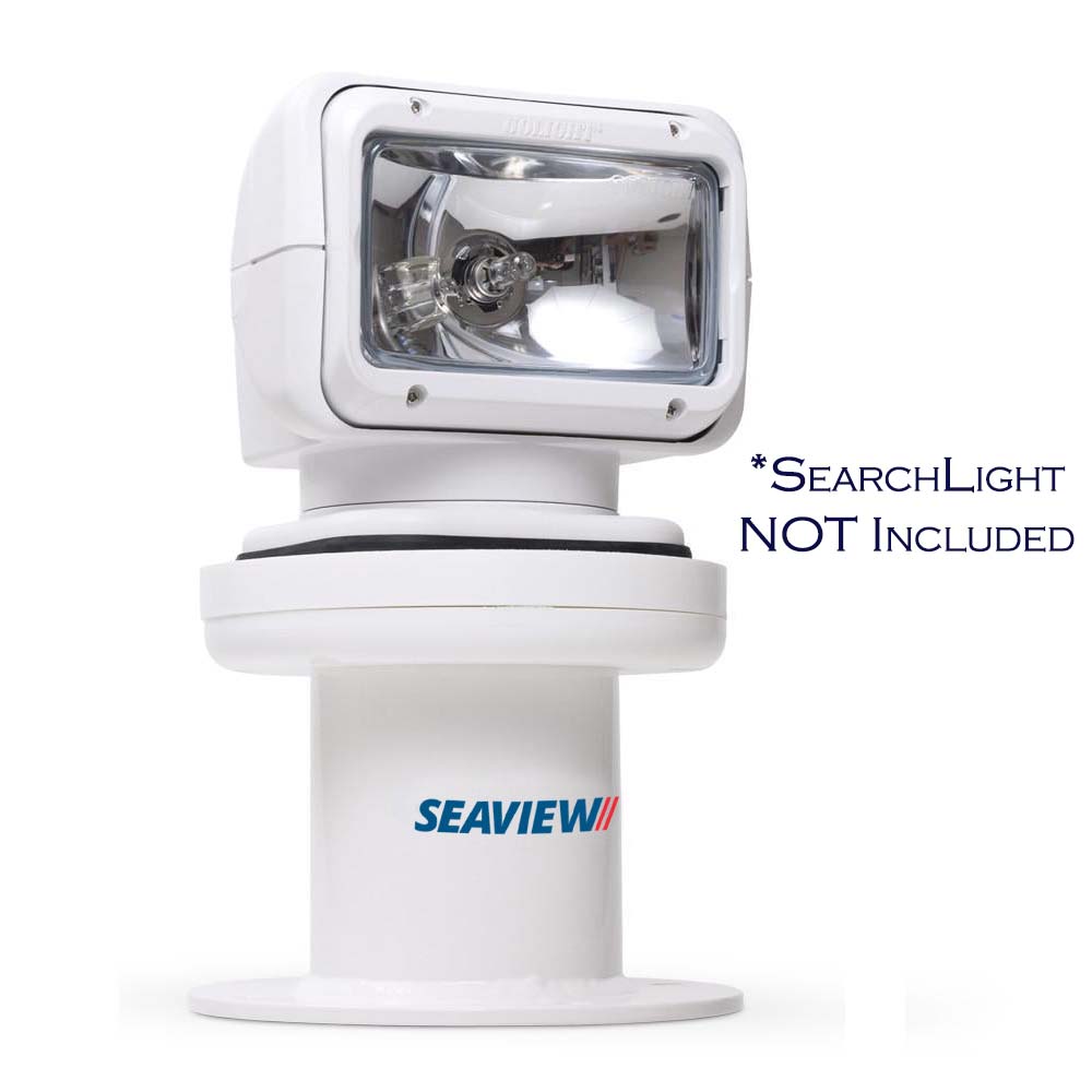 Seaview 6.38 inch Vertical Searchlight and Thermal Camera Mount with 8 inch Round Base Plate