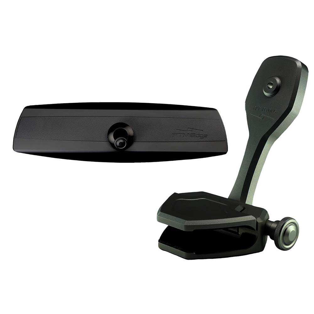 PTM Watersports Mirror/Bracket Kit with VR-140 Elite Mirror and ZXR-300 Mount (Black)