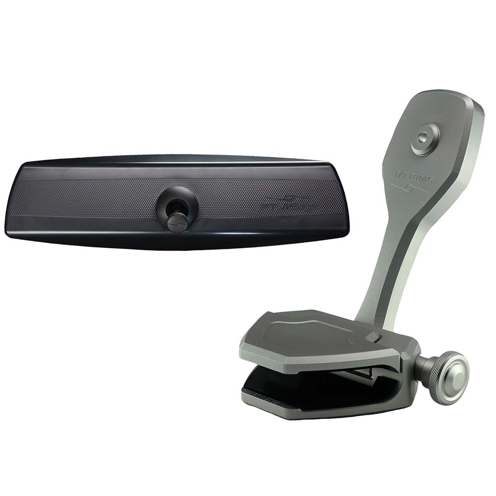PTM Watersports Mirror and Bracket Kit with VR-140 PRO Mirror and ZXR-300 Mount (Titanium Grey)