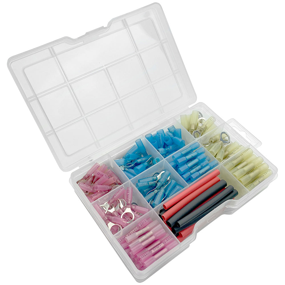 T-H Marine Supplies Heat Shrink Connector Kit 200-Piece for Electrical Wiring
