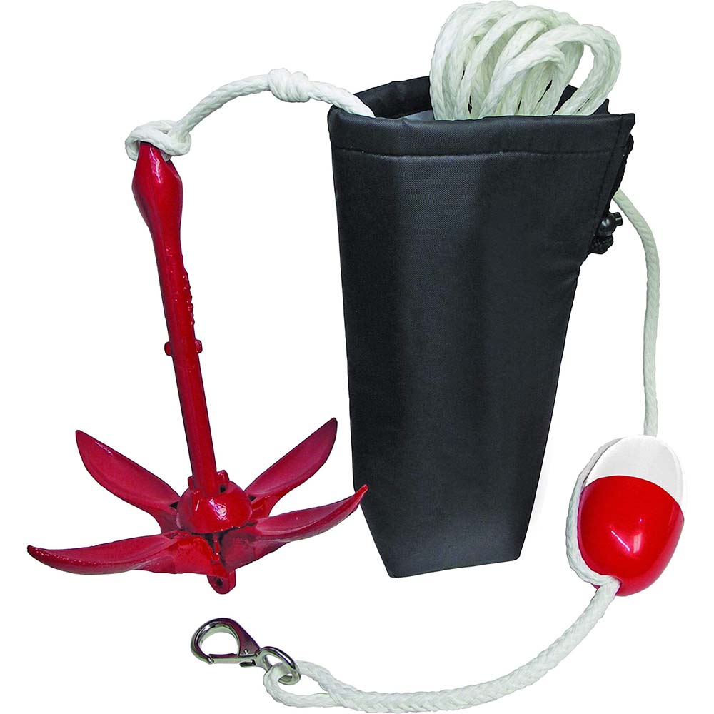 T-H Marine PWC Anchor Kit - 3lb for Small Boats, Sailboats, and Personal Watercraft