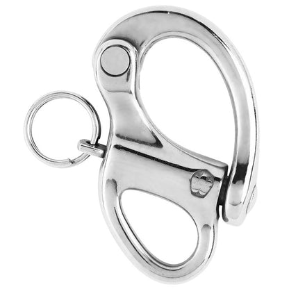 Wichard Marine 1-3/8 inch Snap Shackle with Fixed Eye - 35mm, Part Number 2470W