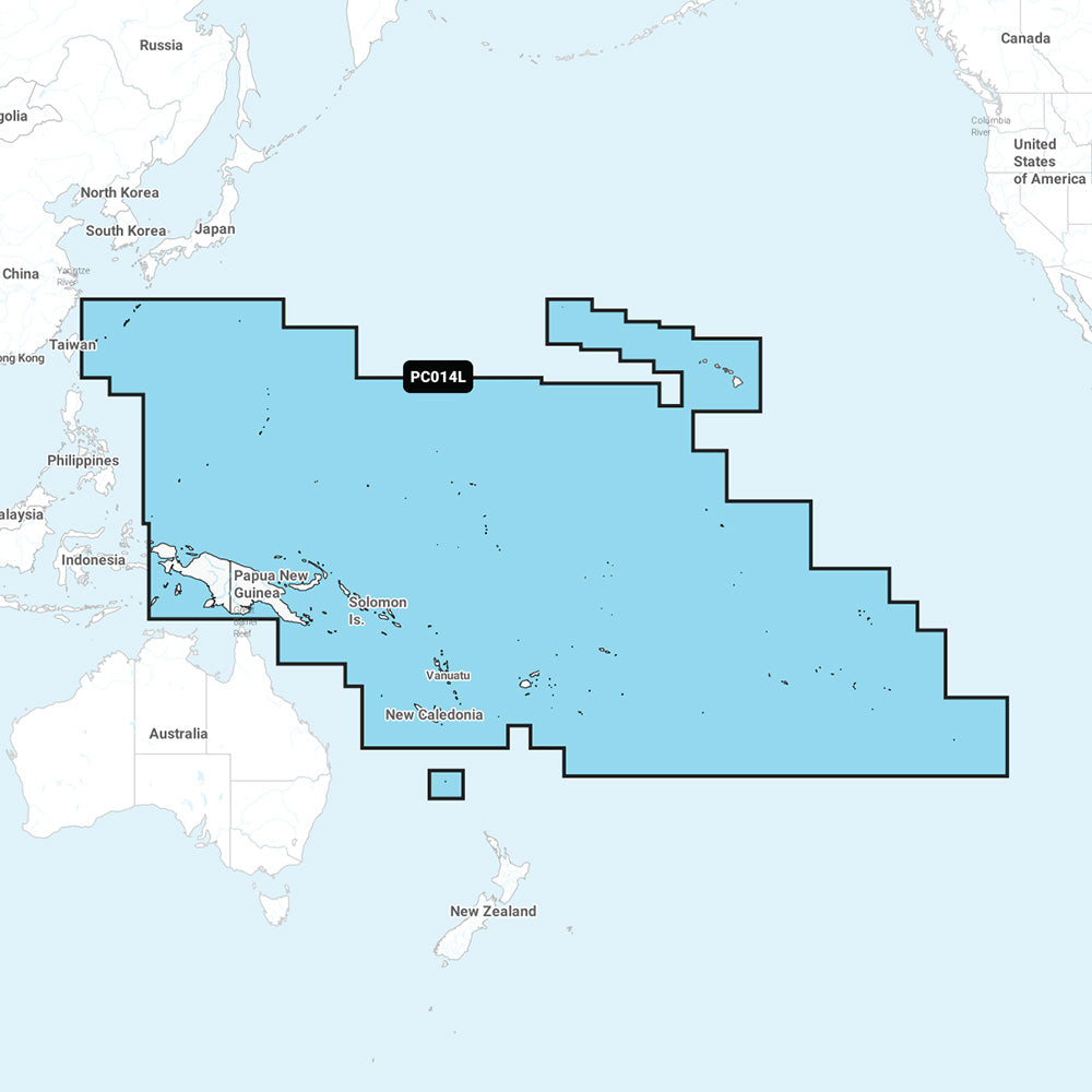 Navionics NAPC014L Pacific Islands Marine Chart for Navionics+ and Chartplotters