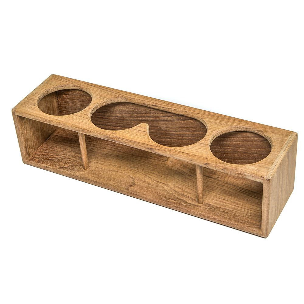 Whitecap Four Drink and Binocular Rack - Teak, Part Number 62632