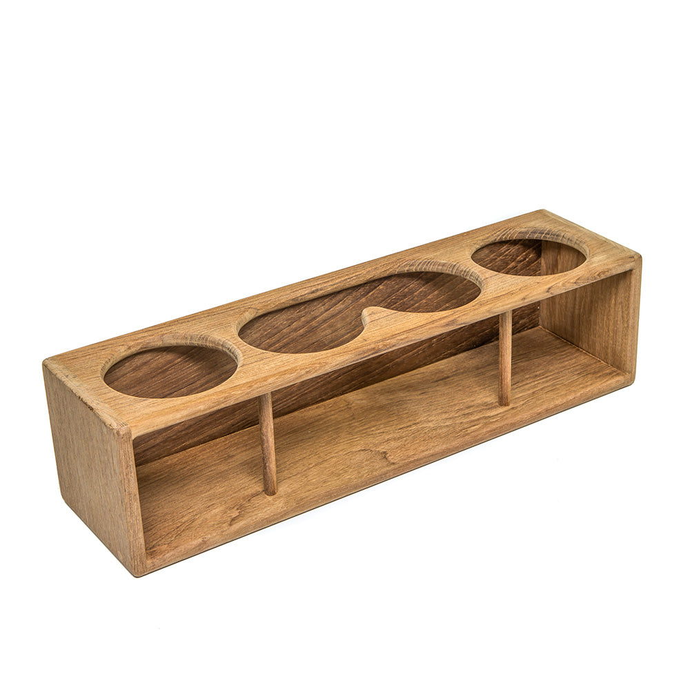 Whitecap Four Drink and Binocular Rack - Teak, Part Number 62632