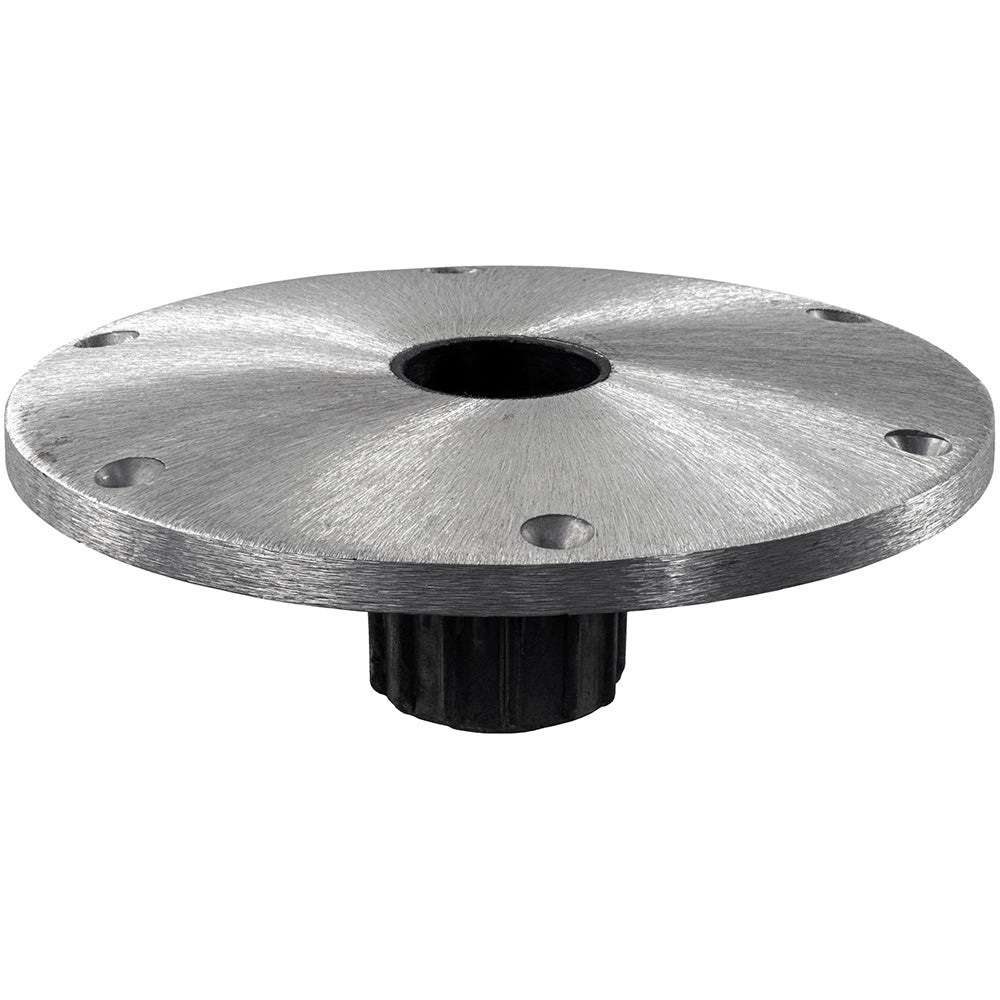 Springfield Marine Spring-Lock 9-inch Round Base Satin - Heavy Duty Aluminum Mounting Base