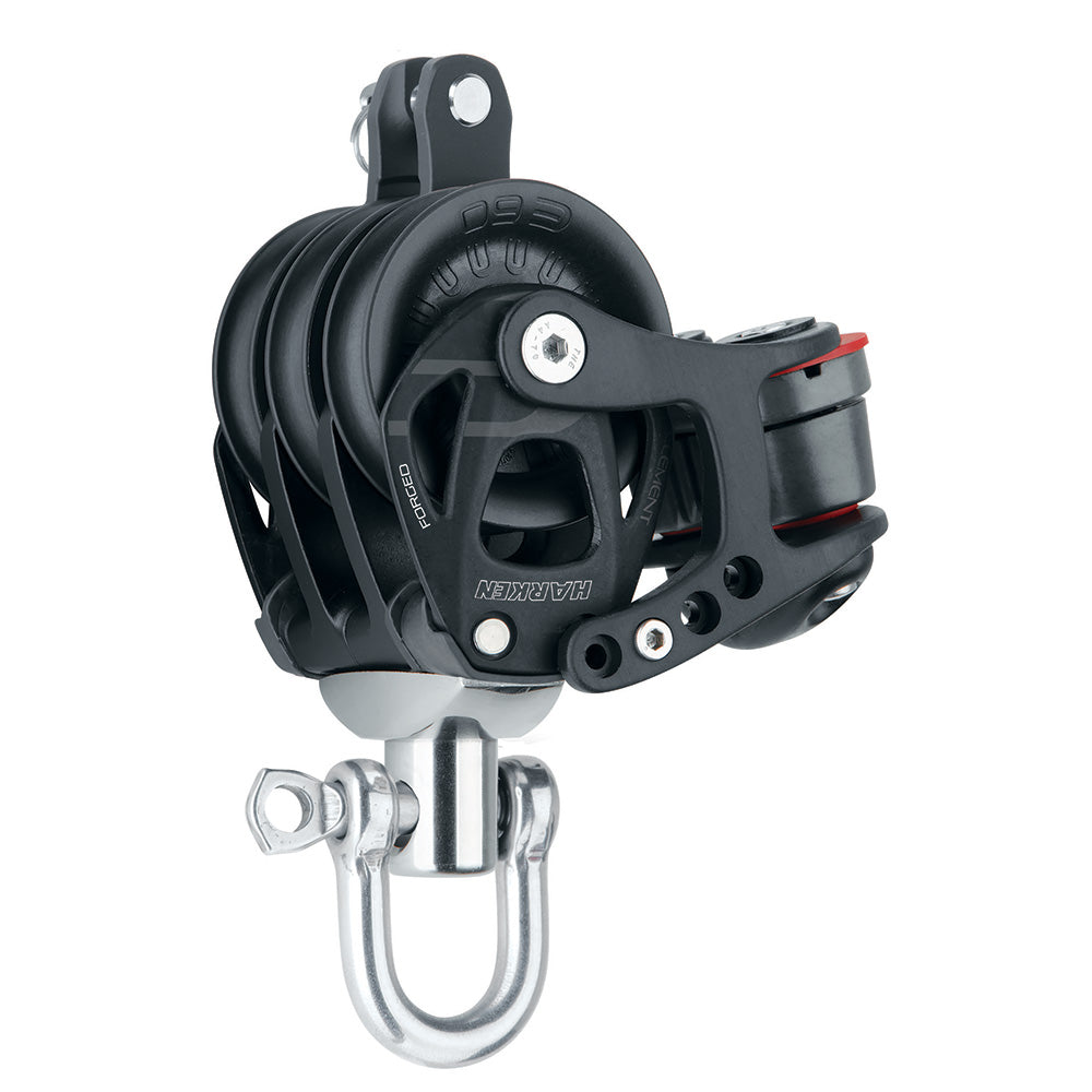 Harken 60mm Element Triple Block with Forged Aluminum Sideplates