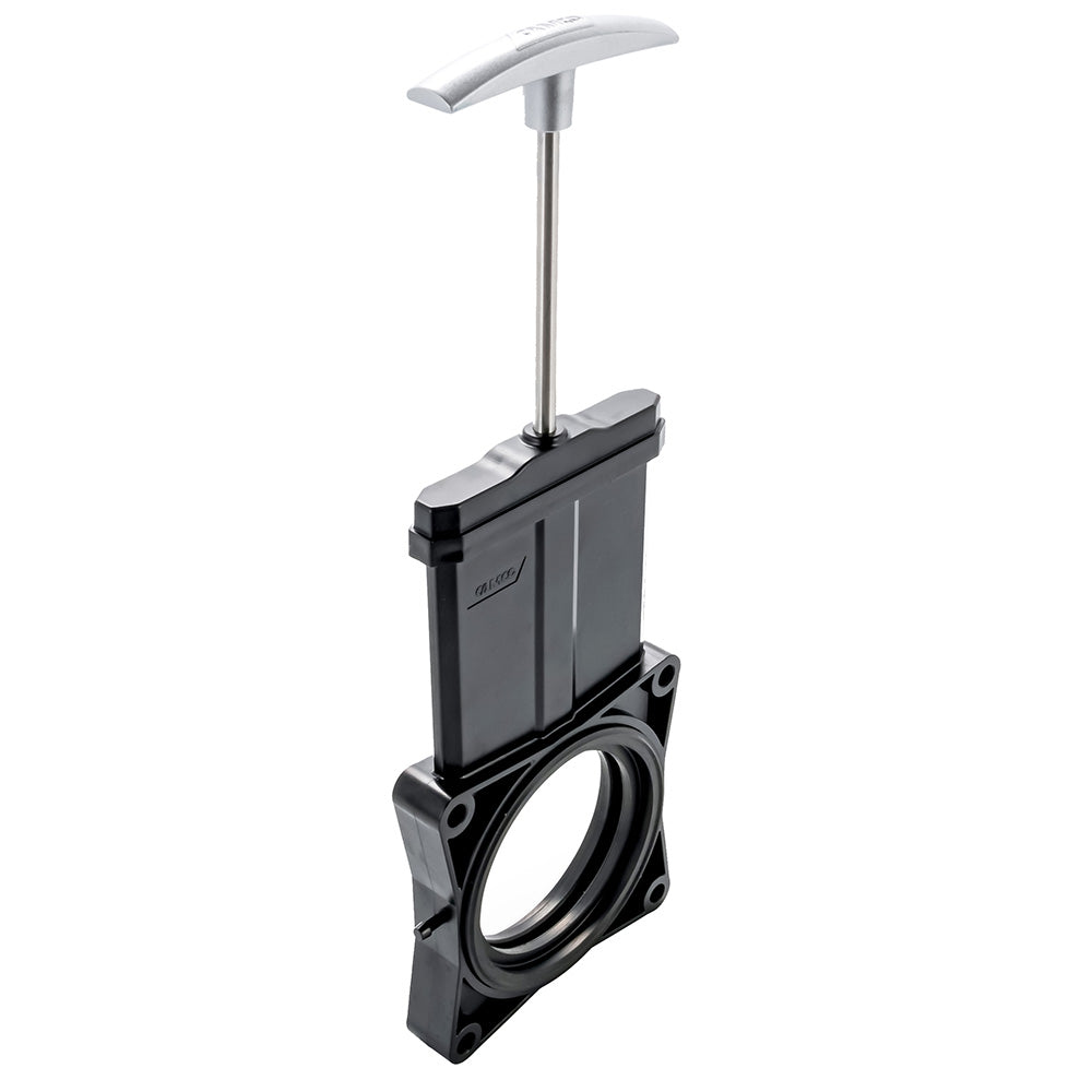 Camco 3-Inch Waste Valve with Metal Handle for RV Black and Grey Water Tanks