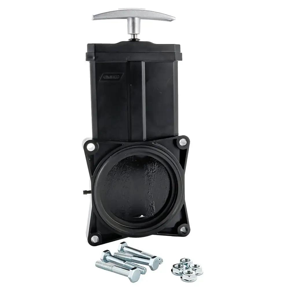 Camco 3-Inch Waste Valve with Metal Handle for RV Black and Grey Water Tanks by Camco