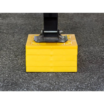 Camco FasTen Leveling Blocks with T-Handle - 2x2 Inch, Yellow, 10-Pack