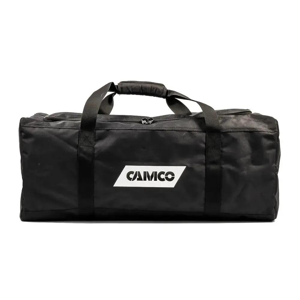 Camco RV Stabilization Kit with Duffle Deluxe – 14-Piece Leveling and Stabilization Set by Camco