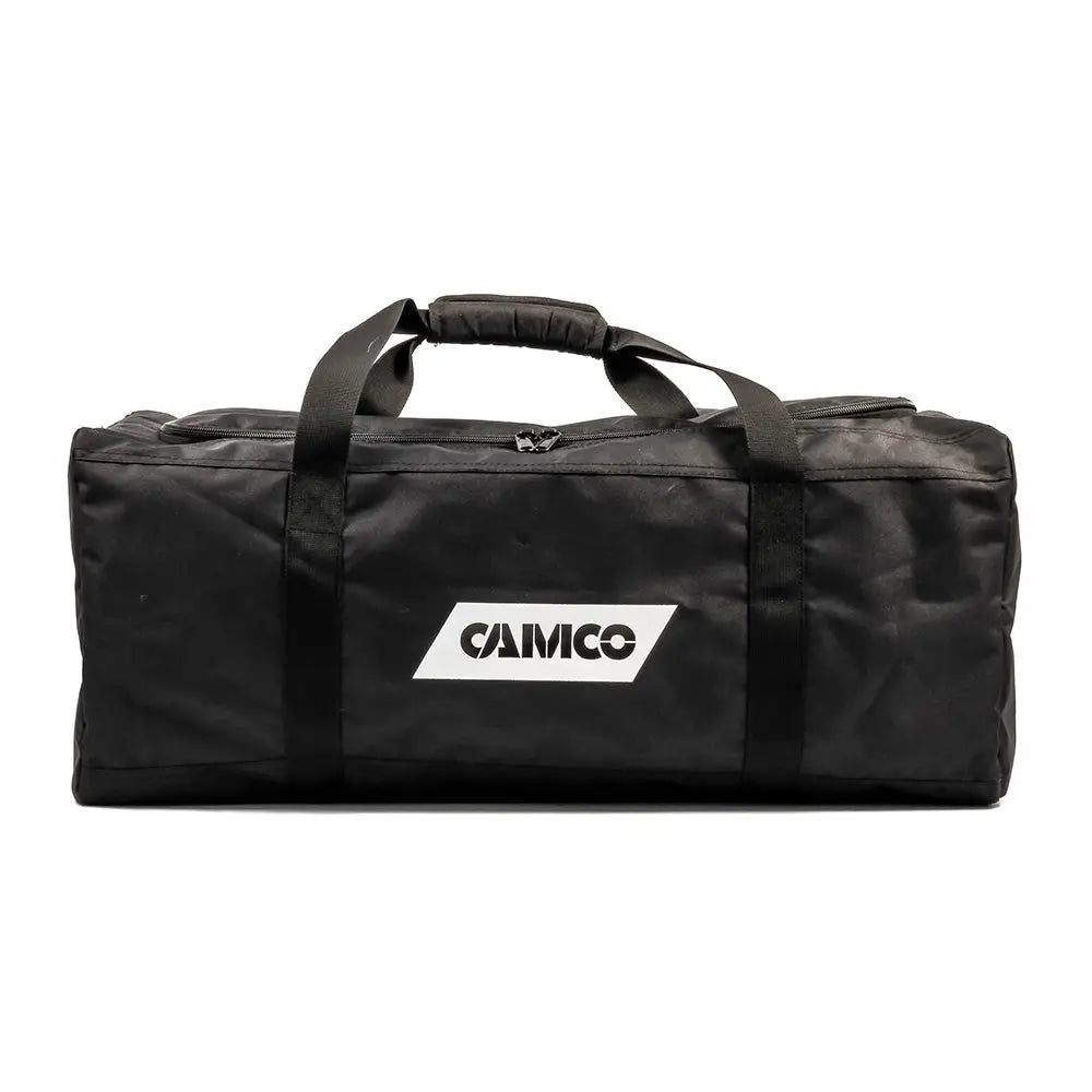 Camco RV Stabilization Kit with Duffle Deluxe – 14-Piece Leveling and Stabilization Set