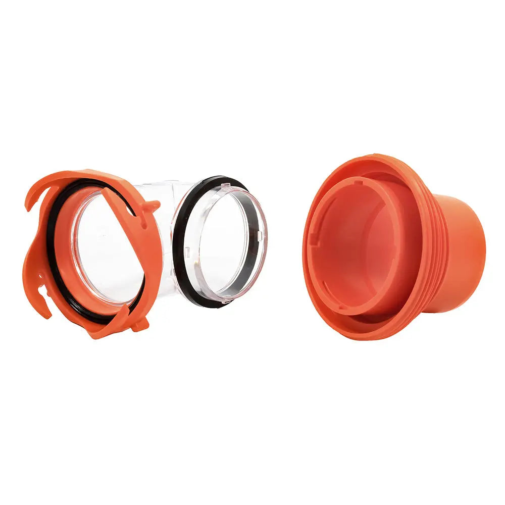Camco RhinoFLEX Elbow & 4-in-1 Adapter with Swivel Bayonet Fitting for RV Sewer Connections