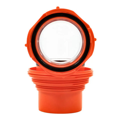 Camco RhinoFLEX Elbow & 4-in-1 Adapter with Swivel Bayonet Fitting for RV Sewer Connections