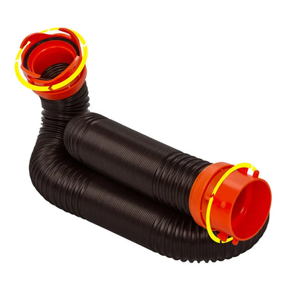 Camco RhinoFLEX 10 ft Sewer Hose Extension with Swivel Bayonet & Lug