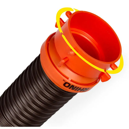 Camco RhinoFLEX 10 ft Sewer Hose Extension with Swivel Bayonet & Lug