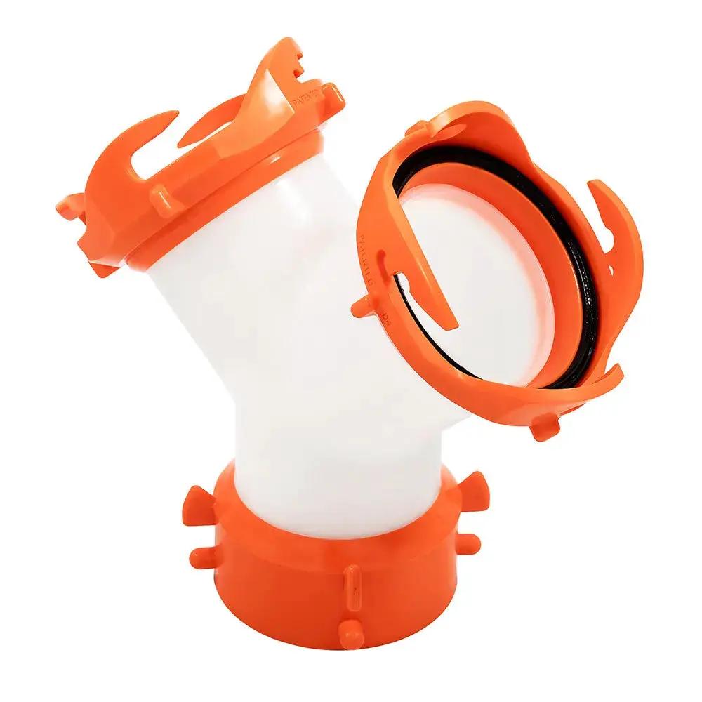 Camco RhinoFLEX Wye for Dual Sewer Hose Connection - Part 39812 by Camco