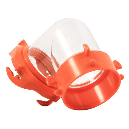 Camco RhinoFLEX 90-Degree Swivel Fitting Clear for RV Waste Systems