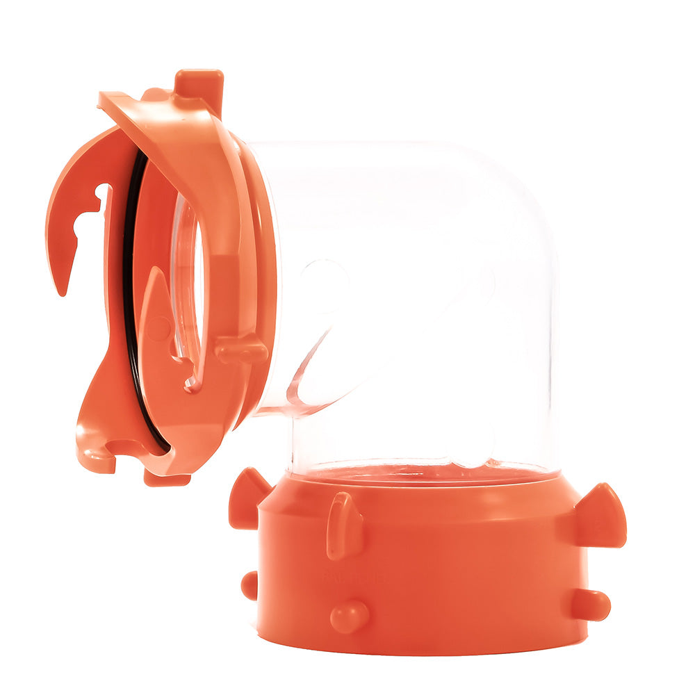 Camco RhinoFLEX 90-Degree Swivel Fitting Clear for RV Waste Systems