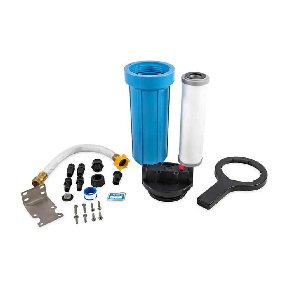 Camco EVO Marine Water Filter Part Number 40634 for Freshwater Filtration on Boats by Camco