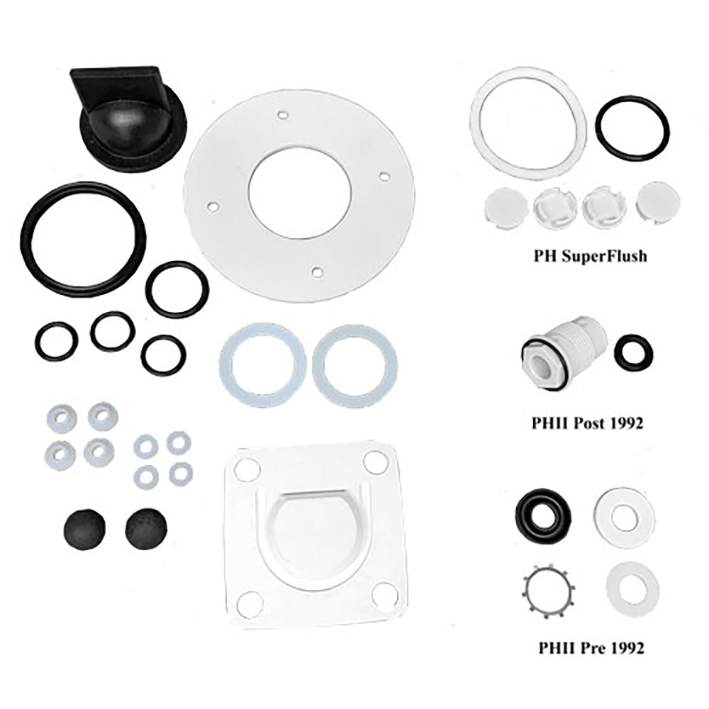 Raritan PH & PHII Universal Repair Kit PHRKIIU for Marine Toilet Heads