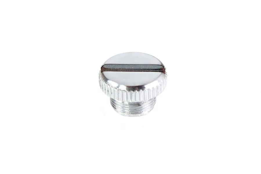 Colony Transmission Filler Plug with Slot Chrome for Harley Davidson EL & UL Models by Colony