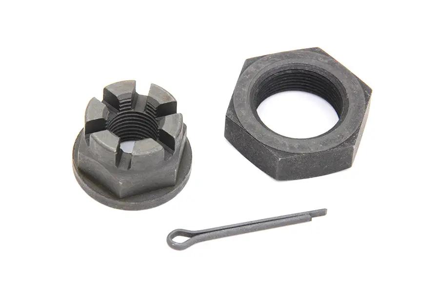 Colony Parkerized Front Axle Nut Kit for Harley Davidson 1936-1945 by Colony