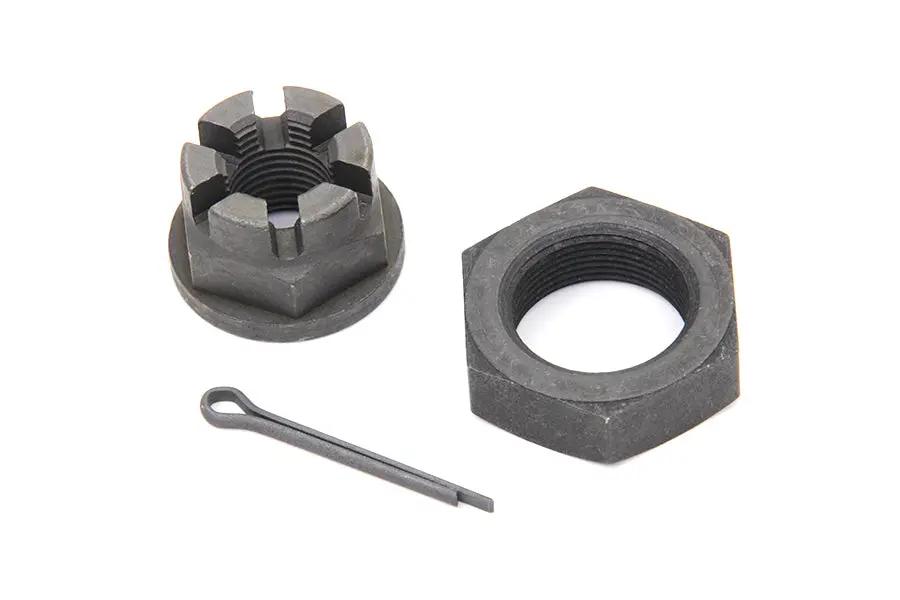 Colony Parkerized Front Axle Nut Kit for Harley Davidson 1936-1945 by Colony