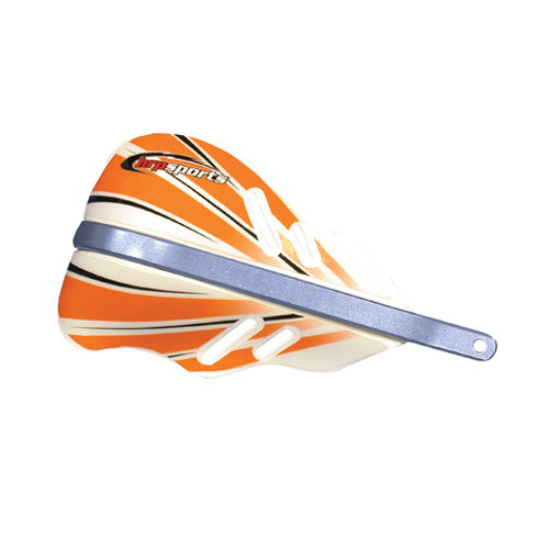 HRP Sports Orange Aviator Classic Hand Guards – Durable Protection for BMX and Mountain Biking